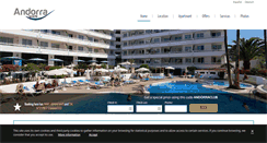 Desktop Screenshot of hotelandorratenerife.com